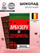 Шоколад молочный «Арбузеру от душнилы», 27 г - Фото 1