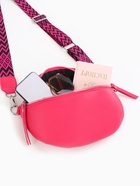 Сумка женская кросс-боди на молнии, 26×10×16 см, фуксия - Фото 10