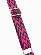 Сумка женская кросс-боди на молнии, 26×10×16 см, фуксия - Фото 11