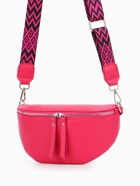 Сумка женская кросс-боди на молнии, 26×10×16 см, фуксия - Фото 3