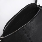 Сумка женская кросс-боди на молнии, 34×11×17 см, чёрная - Фото 6