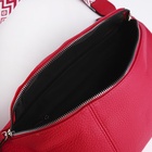 Сумка женская кросс-боди на молнии, 34×11×17 см, фуксия - Фото 6