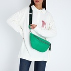 Сумка женская кросс-боди на молнии, 34×11×17 см, зелёная - Фото 8