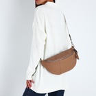 Сумка женская кросс-боди на молнии, 34×11×17 см, бежевая - Фото 7