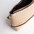 Сумка женская кросс-боди на молнии, 24.5×6.5×14 см, бежевая - Фото 7