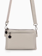 Сумка женская кросс-боди на молнии, 20.5×2×13 см, серая - Фото 2