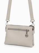 Сумка женская кросс-боди на молнии, 20.5×2×13 см, серая - Фото 5