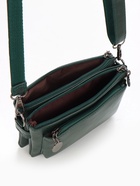 Сумка женская кросс-боди на молнии, 20.5×2×13 см, зелёная - Фото 10