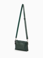 Сумка женская кросс-боди на молнии, 20.5×2×13 см, зелёная - Фото 8