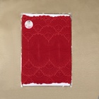 Кружевная эластичная ткань, 180 мм × 2,7 ± 0,5 м, цвет красный - Фото 5
