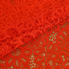 Кружевная эластичная ткань, 190 мм × 2,7 ± 0,5 м, цвет красный - фото 8600056