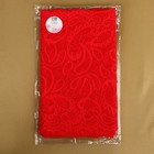 Кружевная эластичная ткань, 230 мм × 2,7 ± 0,5 м, цвет красный - фото 8600066
