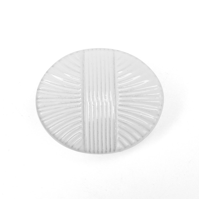 Ручка кнопка CAPPIO, цинк, d=35 мм, цвет белый