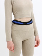 Сумка для бега, 2 отдела на молниях, чёрная, синяя 9949327