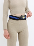 Сумка для бега, 2 отдела на молниях, чёрная, синяя 9949327