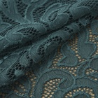 Кружевная эластичная ткань, 175 мм × 2.7 ± 0.5 м, цвет изумрудный - Фото 3