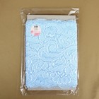 Кружевная эластичная ткань, 175 мм × 2,7 ± 0,5 м, цвет небесно-голубой - фото 8600091
