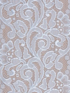 Кружевная эластичная ткань, 175 мм, 2.7±0.5 м, небесно-голубая - Фото 3