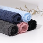 Кружевная эластичная ткань, 175 мм, 2.7±0.5 м, небесно-голубая - Фото 3