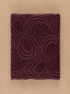 Кружевная эластичная ткань, 180 мм, 2.7±0.5 м, коричневая - Фото 4