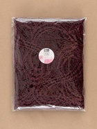 Кружевная эластичная ткань, 180 мм, 2.7±0.5 м, коричневая - Фото 5