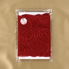 Кружевная эластичная ткань, 180 мм × 2,7 ± 0,5 м, цвет бордовый - Фото 5