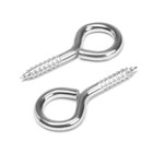 Шуруп-кольцо ТУНДРА, для строительных лесов, оцинкованный, 2.4×2.7 мм, 10 шт. - Фото 1