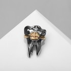Брошь «Зуб» с брекетами, цвет серебристо-золотой - фото 320932171