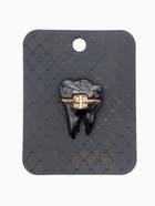 Брошь «Зуб» с брекетами, цвет серебристо-золотой - Фото 5