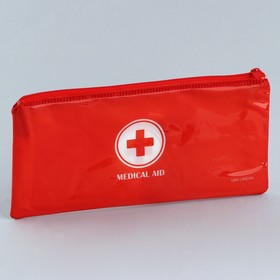Аптечка дорожная плоская MEDICAL AID, 20.5×9.5 см