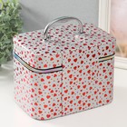 Набор шкатулок для украшений «Сердца на белом», 3 шт., с зеркалом, искусственная кожа, 13×21×14.5; 10×19×12; 21×15.5×17 см - Фото 5