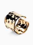 Браслет металл «Манжета» с выемками, цвет золото - Фото 1