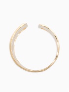 Браслет металл «Манжета» с выемками, цвет золото - Фото 4