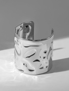 Браслет манжета «Жидкий металл», металл, цвет серебро - Фото 7