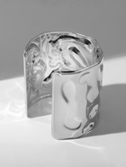 Браслет манжета «Жидкий металл», металл, цвет серебро - Фото 8