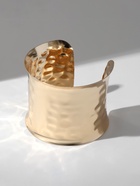 Браслет манжета «Панцирь», металл, цвет золото - Фото 6