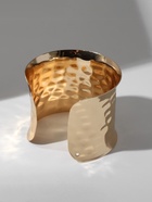 Браслет манжета «Панцирь», металл, цвет золото - Фото 7