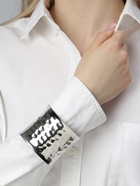 Браслет металл «Манжета» загнутый, цвет серебро - Фото 6