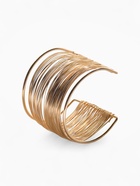 Браслет манжета «Нити», d=6 см, металл, цвет золото - Фото 1