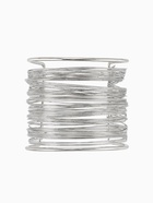 Браслет «Манжета» нити, цвет серебро - Фото 3