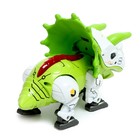 Робот «Динобот», реагирует на прикосновение, световые и звуковые эффекты, металлический, цвет зелёный - Фото 4