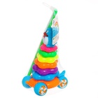 Каталка-пирамидка «Пингвин», 6 колец - Фото 10