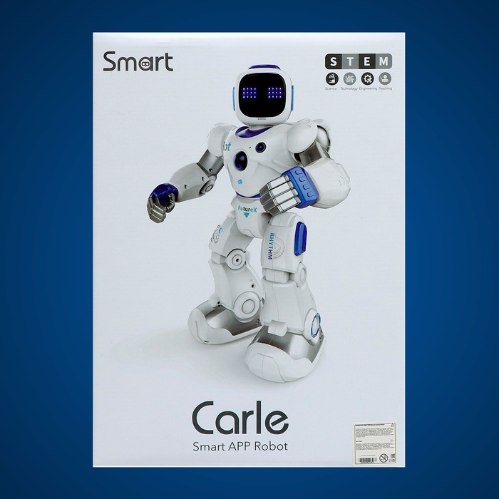 Робот «Карл», на радиоуправлении, интерактивный, световые, звуковые эффекты, работает от аккумулятора - фото 51878233