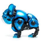 Робот-собака «Макс», световые, звуковые эффекты, металлический, цвет синий - фото 8600430