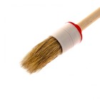 Кисть круглая MTX 82074, натуральная щетина, деревянная ручка, 25 мм, № 4 - Фото 2
