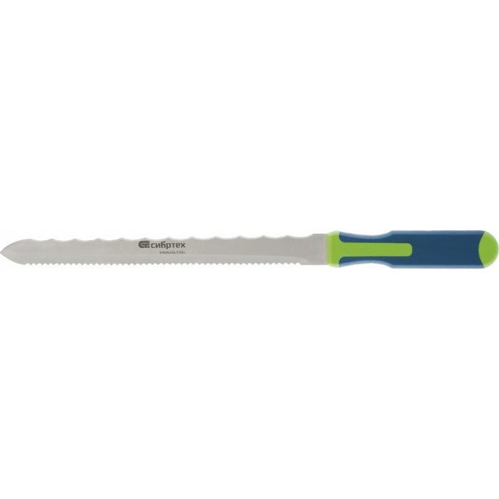 Нож Сибртех 79027, для резки теплоизоляционных панелей, рукоятка 420 мм, лезвие 280 мм - Фото 1
