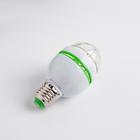 Световой прибор «Мини диско-шар» 5.5 см, Е27, свечение RGB - Фото 4