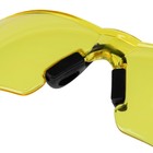 Очки защитные Denzel 89192, открытые, поликарбонатные, желтая линза, 2х комп. дужки - Фото 4