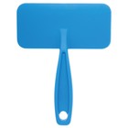 Пуходёрка DeLIGHT пластиковая, большая, синяя - Фото 3
