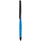 Расчёска DeLIGHT, противоблошиная, 67 зубьев 13 мм, с эргономичной ручкой, чёрно-синяя - Фото 2